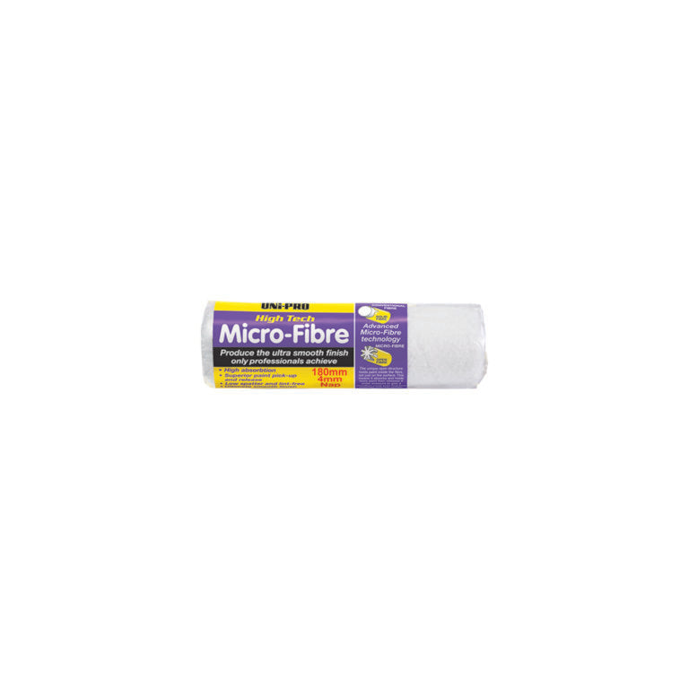 UNi-PRO High Tech Microfibre Roller Cover Range 4mm Nap