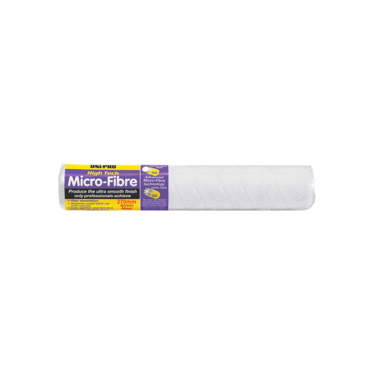 UNi-PRO High Tech Microfibre Roller Cover Range 4mm Nap